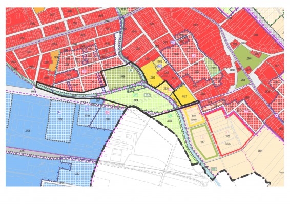 Výřez z platného Územního plánu