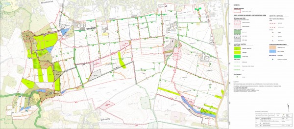 Navržený stav krajiny v jihozápadním kvadrantu