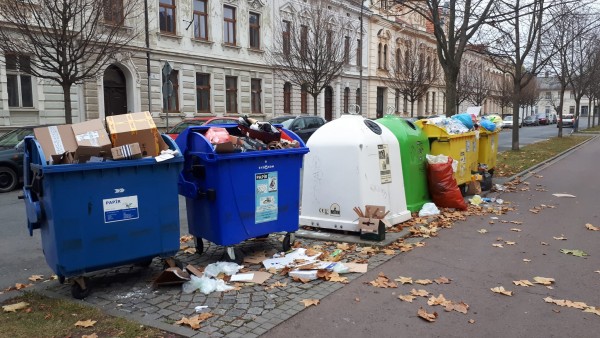 Podzemní kontejnery ul. Rejskova