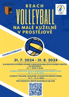 Beachvolejbal na náměstí T. G. Masaryka