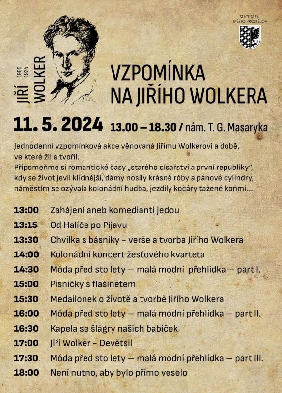 Vzpomínka na Jiřího Wolkera
