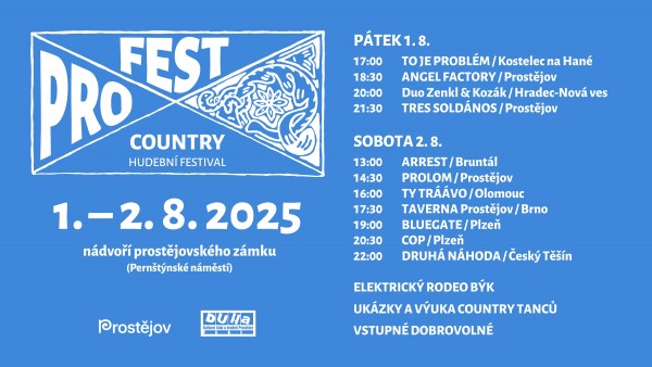 ProFest 2025 - Country hudební festival