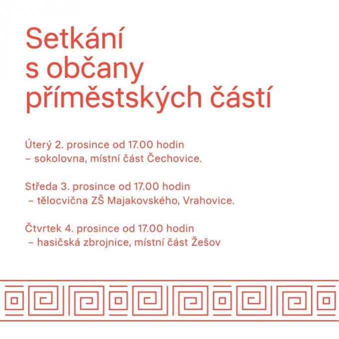 Setkání s občany příměstských částí