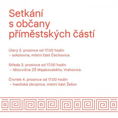 Setkání s občany příměstských částí