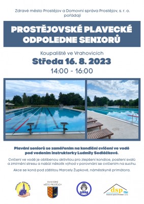 Prostějovské plavecké odpoledne seniorů