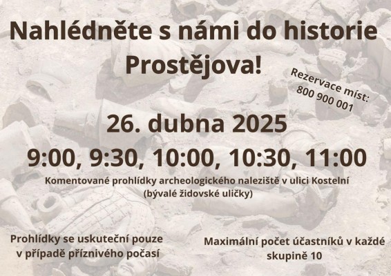 Setkání s archeologem nad vykopávkami v centru města