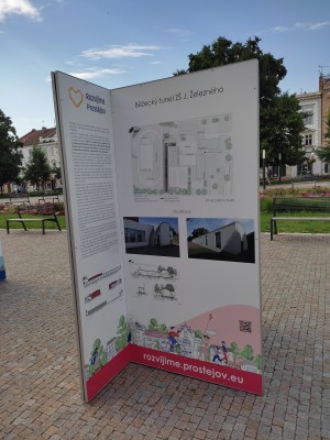 Plánované stavební akce - informační panely