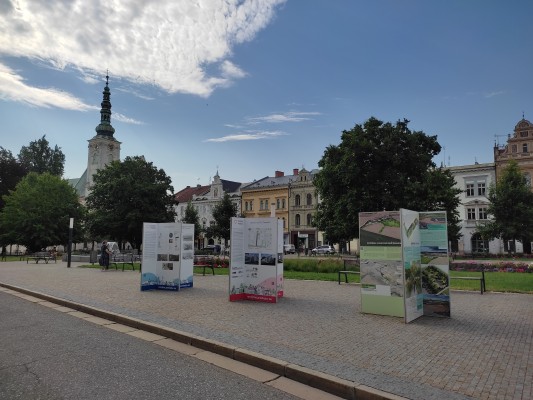 Plánované stavební akce - informační panely