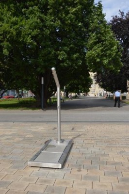 V centru města klidně pod sprchu