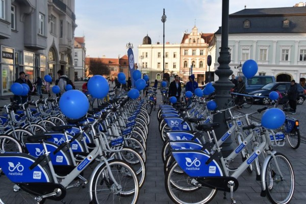 Další stání na nextbike ve Vrahovicích