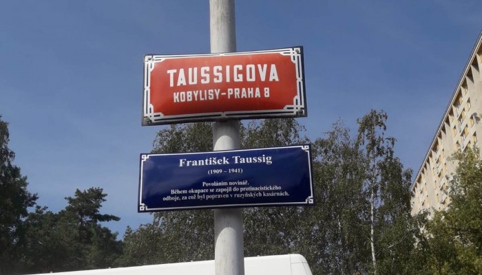 Informace o prostějovských osobnostech na tabulky s označením názvů ulic
