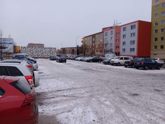 stávající stav parkování