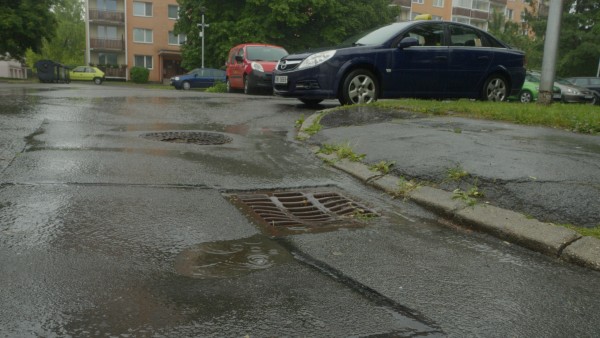 Odtok deště do kanalizace