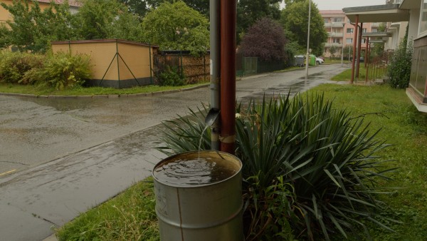 Malé opatření zlepšující využití deště v Prostějově