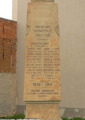 Detail Pomníku padlých