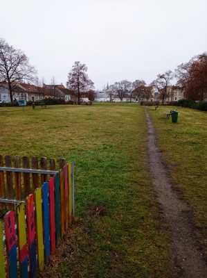 stávající stav zeleně na Husově náměstí