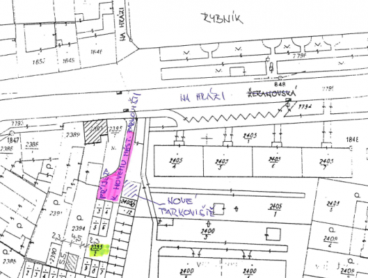 katastrální situace