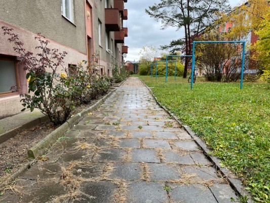 Oprava chodníků ve vnitrobloku Olomoucká