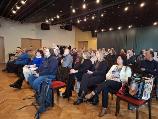 Foto z veřejného představení územního studie dne 13.3.2025
