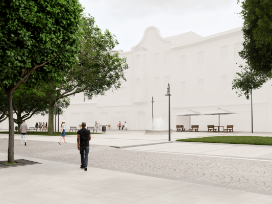 VIZUALIZACE NÁVRHU ŽIŽKOVA NÁMĚSTÍ