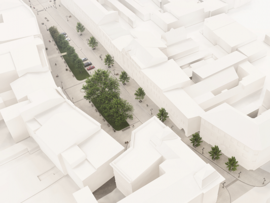 VIZUALIZACE NÁVRHU ŽIŽKOVA NÁMĚSTÍ