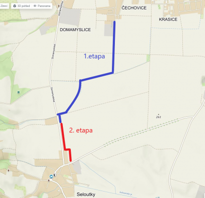 Cyklostezka Seloutky