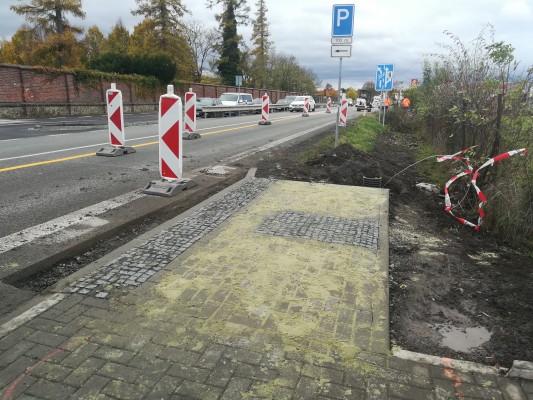 druhá dekáda listopadu 2023 - budoucí místo pro přecházení