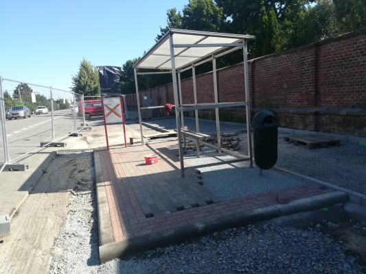 Zrušení autobusové zastávky po dobu stavby