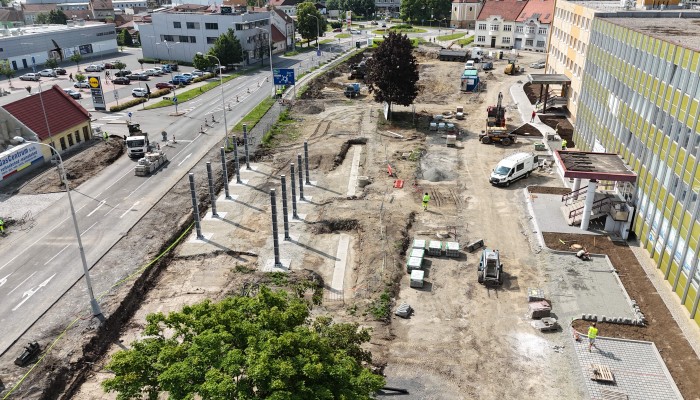 Dopravní terminál Újezd včetně parkovacího domu