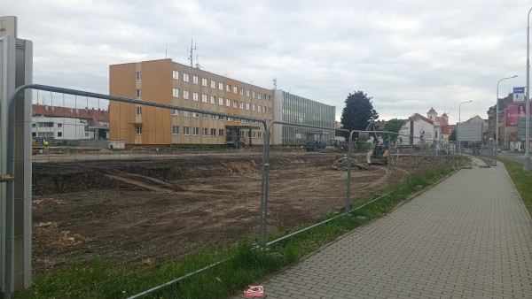 Parkovací dům - druhá dekáda května 2025