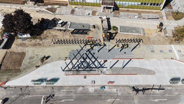 Dopravní terminál - první dekáda srpna 2025