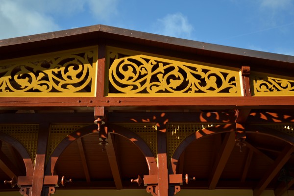 leden 2023 - detail zvonice střešní části