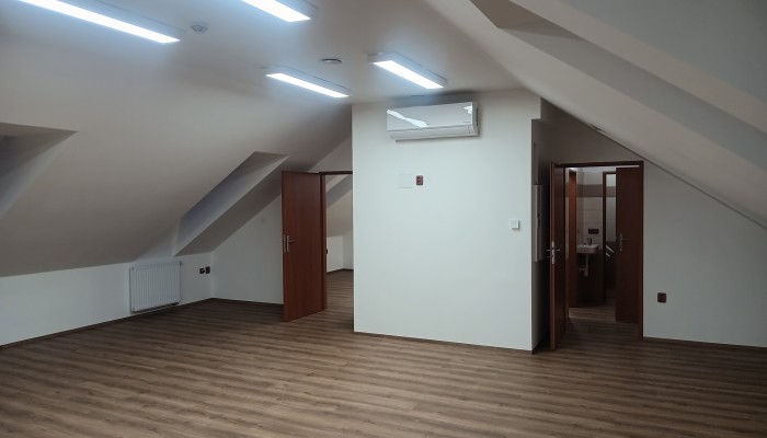 Přestavba půdních prostor v objektu hasičské zbrojnice v Krasicích