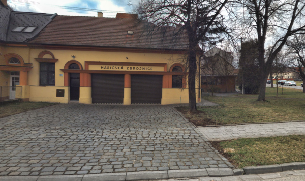 Stávající stav hasičské zbrojnice v Krasicích
