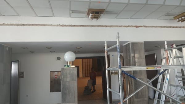 první dekáda září 2024 - příprava pro elektronické zabezpečení objektu