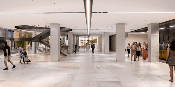 Vizualizace - interiér přízemí