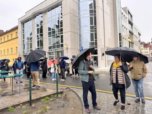 Workshop studentů Fakulty architektury - prohlídka centra