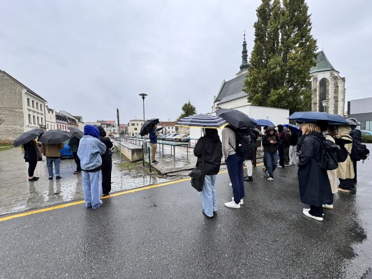 Workshop studentů Fakulty architektury - prohlídka centra
