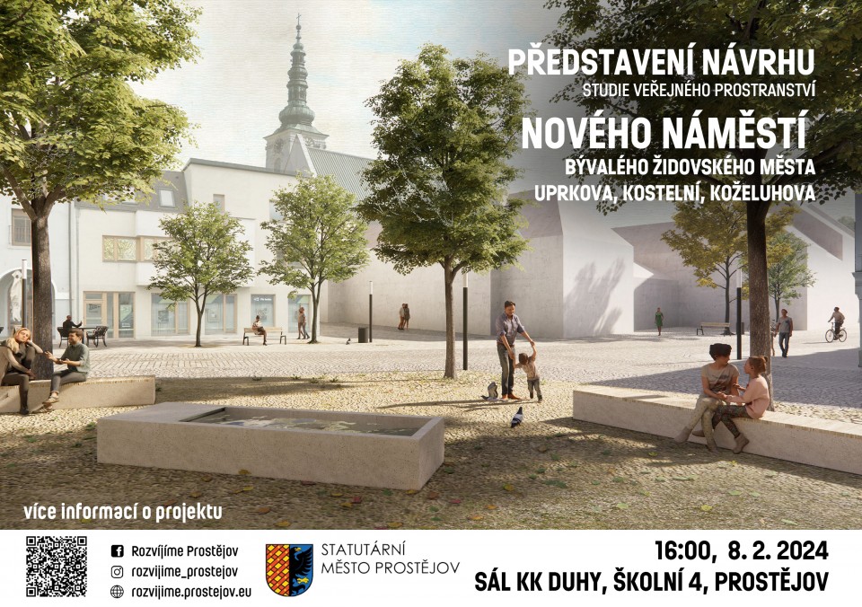 Představení návrhu studie veřejného prostranství - nového náměstí (bývalého židovského města)