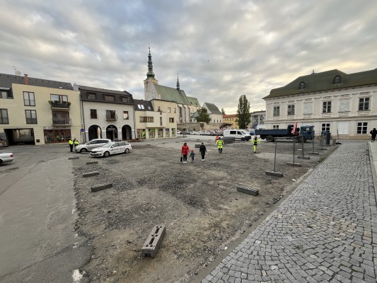 příprava pro archeologický průzkum lokality