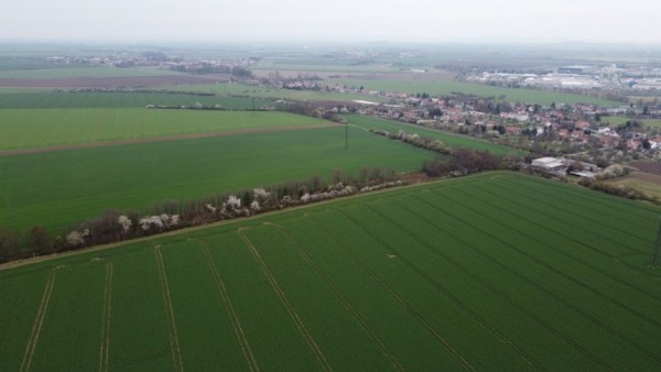 letecký snímek z roku 2022