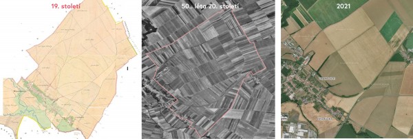 srovnání leteckých snímků