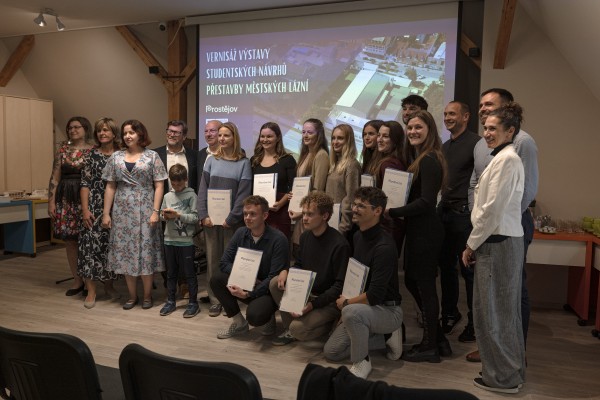 Vernisáž výstavy studentských návrhů přestavby městských lázní