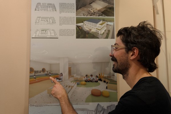 Vernisáž výstavy studentských návrhů přestavby městských lázní