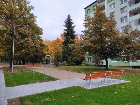 Říjen 2021 - prostor pro pétanque