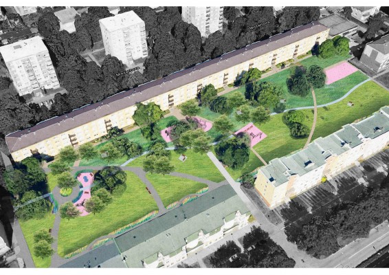 Vizualizace části návrhu