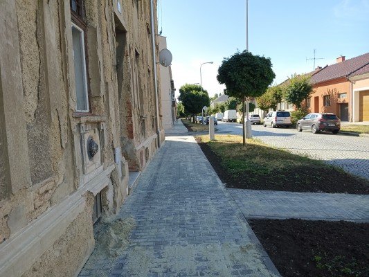 průběh rekonstrukce - poslední dekáda července 2023