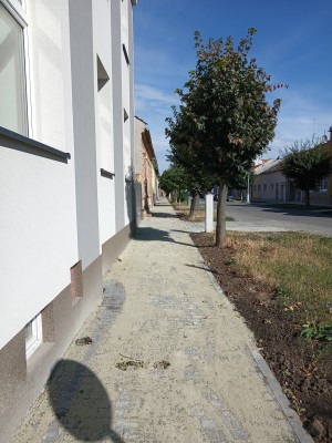 průběh rekonstrukce - poslední dekáda července 2023