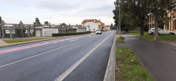 Dokončená komunikace Vrahovická