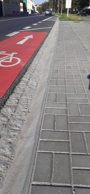 Napojení na cyklopruh